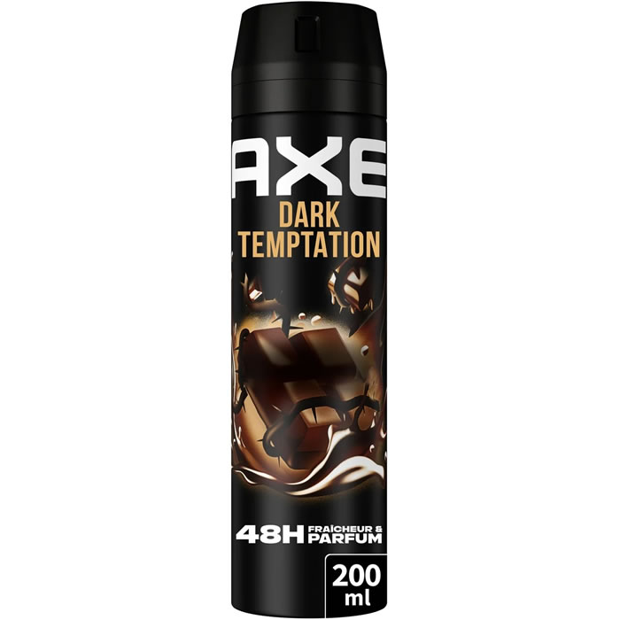 AXE Dark Temptation – Déodorant spray homme chocolat 48h 200 ml