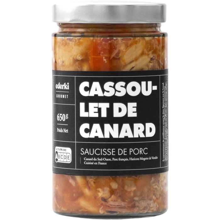 EDERKI – Cassoulet de canard et saucisses de porc 650 g