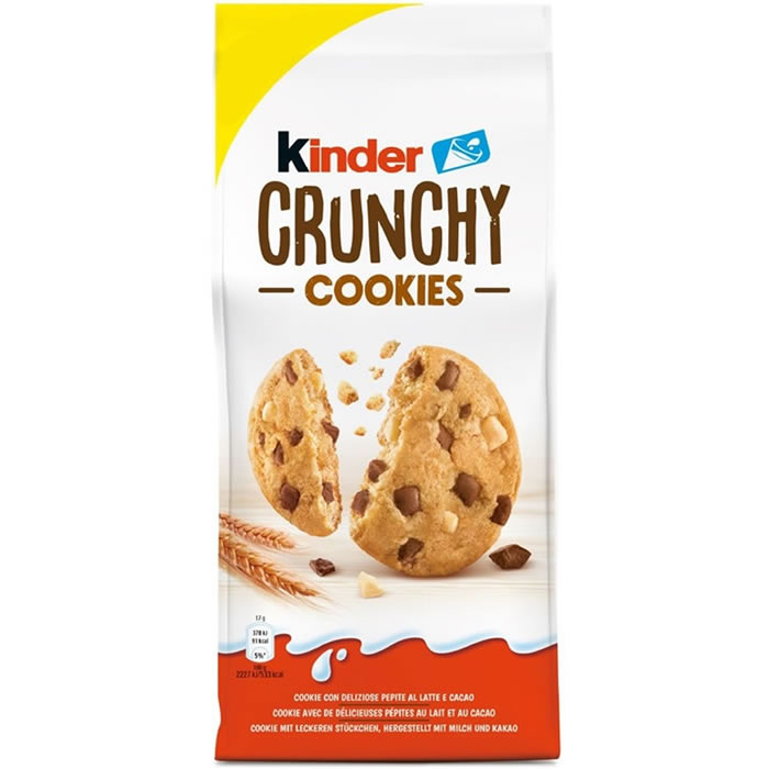 KINDER Cruncky – Cookies aux pépites de chocolat 136g
