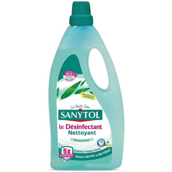 SANYTOL Nettoyant ménager désinfectant à l’eucalyptus 1 L
