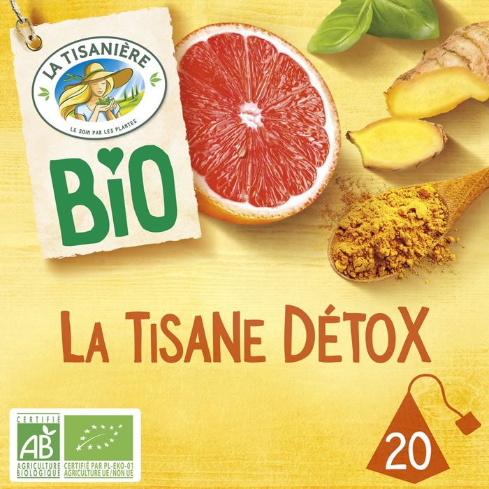 LA TISANIERE Infusion détox au pamplemousse bio (20 sachets, 20g)
