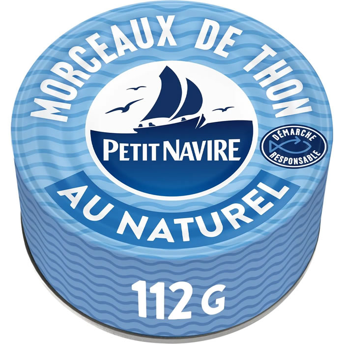PETIT NAVIRE – Thon en morceaux au naturel 112 g