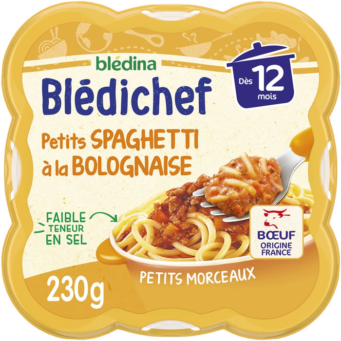 BLEDINA Blédichef – Spaghetti à la bolognaise 230 g