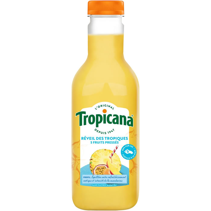 TROPICANA – Pur jus multifruits Réveil des Tropiques 90 cl