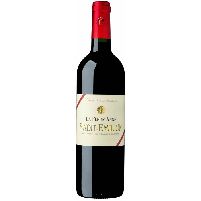 SAINT EMILION La Fleur Anne Vin rouge AOP 75 cl