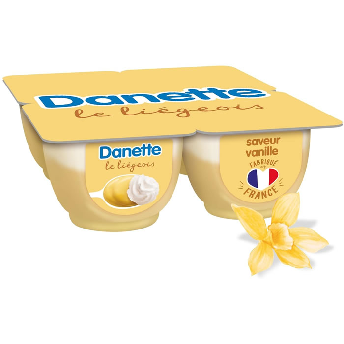 Danette – Liégeois à la vanille 4x100g