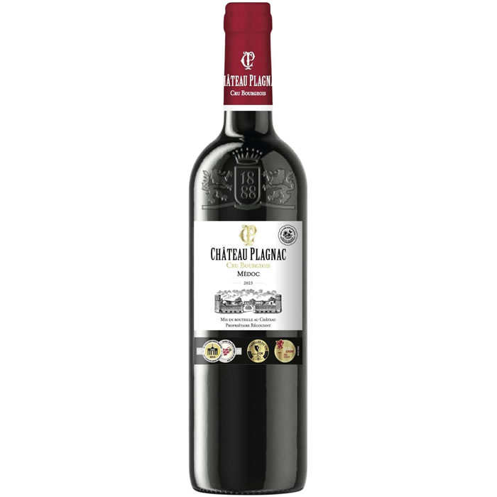 Vin rouge AOP MEDOC Château Plagnac 75 cl