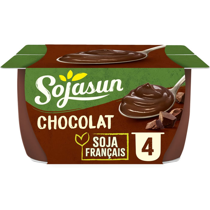 Sojasun – Dessert végétal au soja et chocolat 4x100g