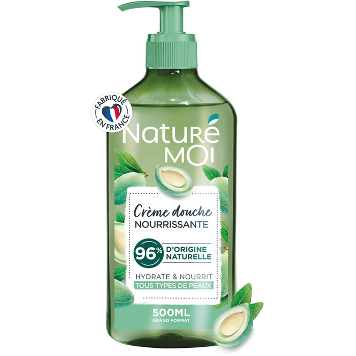 NATURE MOI – Crème douche hydratante à l’amande douce 500 ml