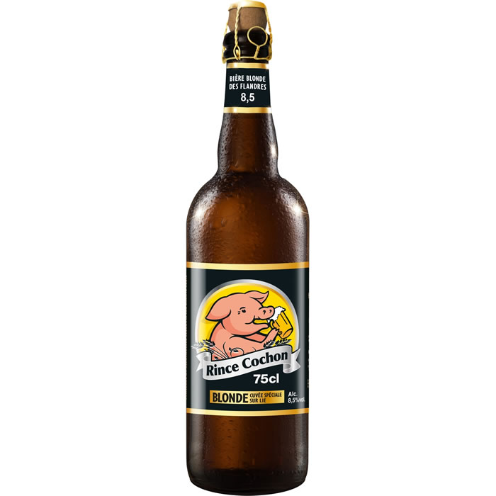 RINCE COCHON – Bière blonde Belge 75 cl