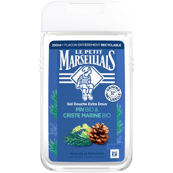 LE PETIT MARSEILLAIS – Gel douche pin et criste marine 250 ml