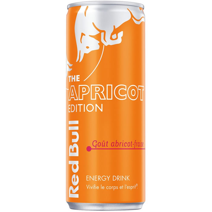 RED BULL – Boisson énergisante gazeuse à l’abricot 25 cl