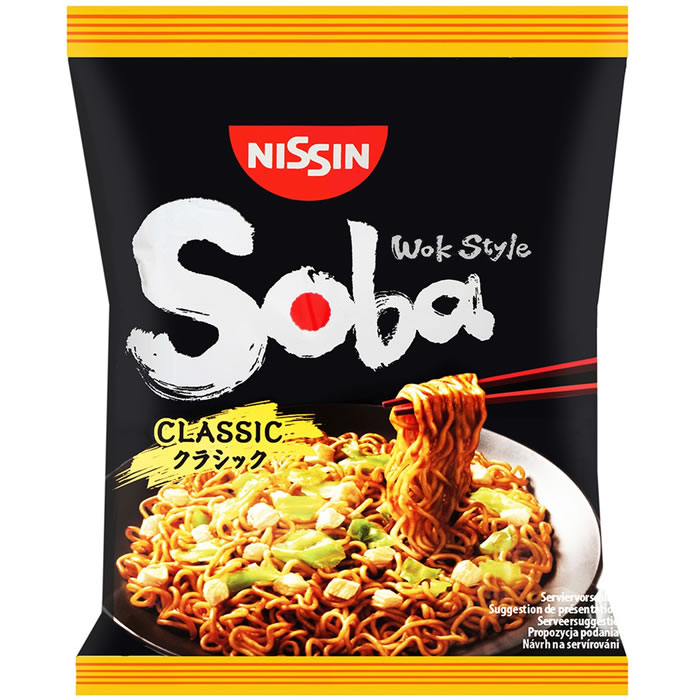 NISSIN Soba – Nouilles sautées classiques – 109 g