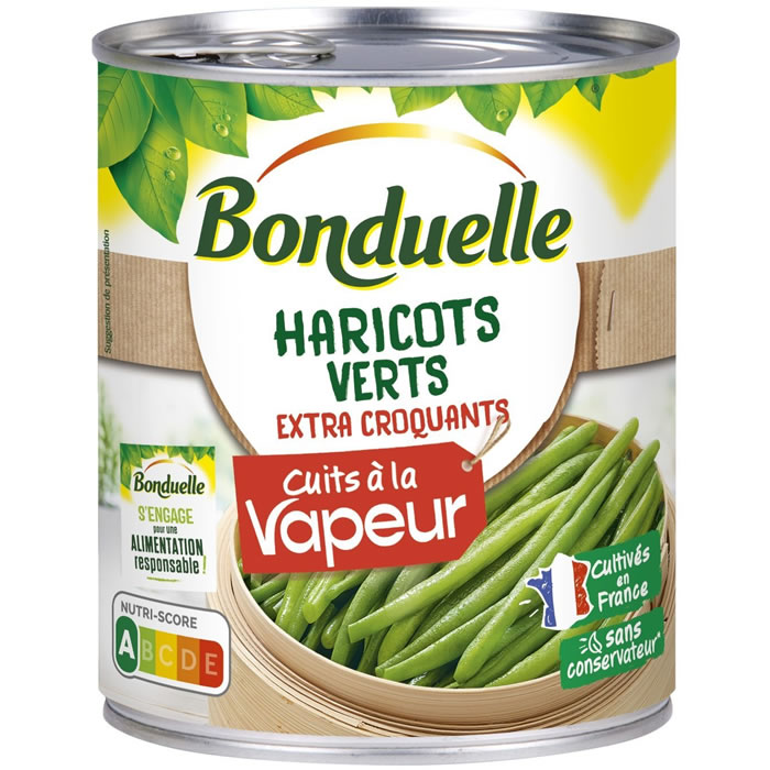 BONDUELLE – Haricots verts extra-fins 440g