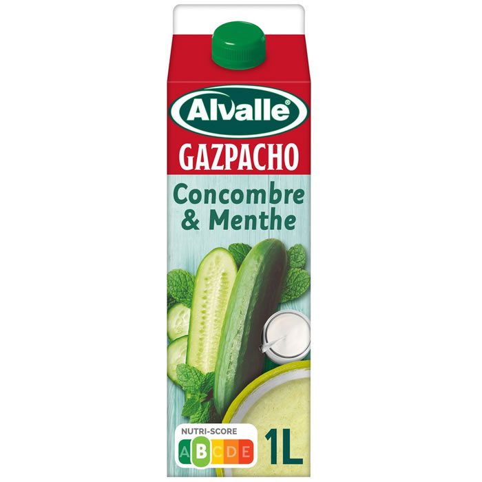 ALVALLE – Gazpacho de concombre et menthe 1L