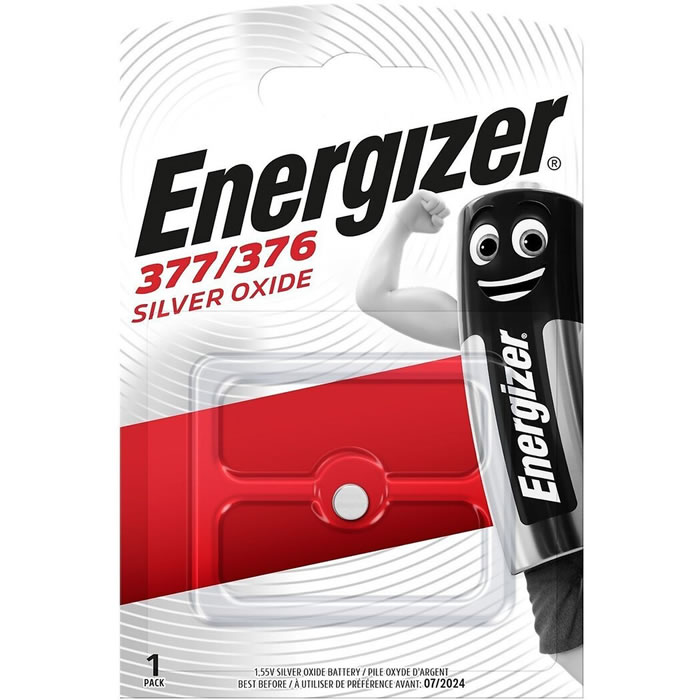 ENERGIZER Pile bouton pour montre – type 377/376