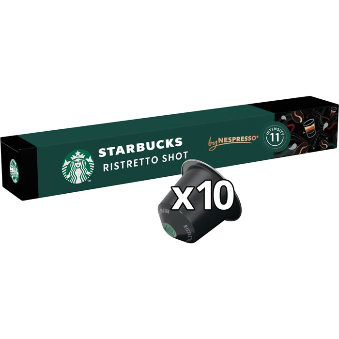 STARBUCKS by Nespresso – Capsules de café ristretto N°11 (10 capsules)