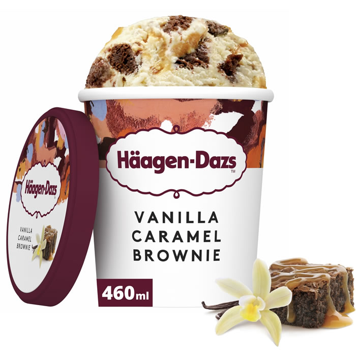 HÄAGEN-DAZS – Crème glacée vanille caramel brownie