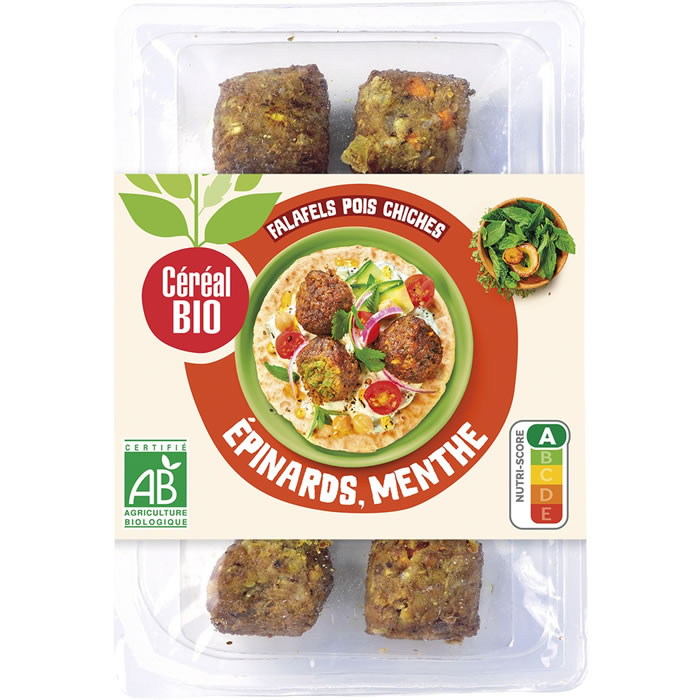 CEREAL BIO – Falafels aux pois chiches et épinards bio
