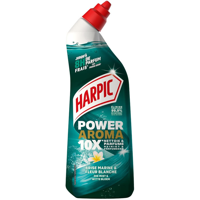 HARPIC Power Aroma Gel nettoyant WC brise marine et fleur blanche 750 ml