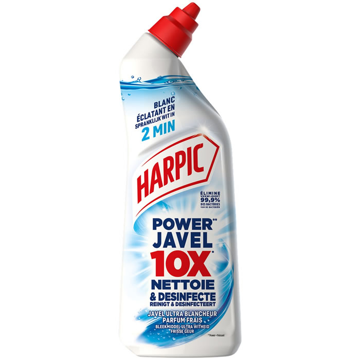 HARPIC Gel nettoyant javel WC blancheur 750 ml
