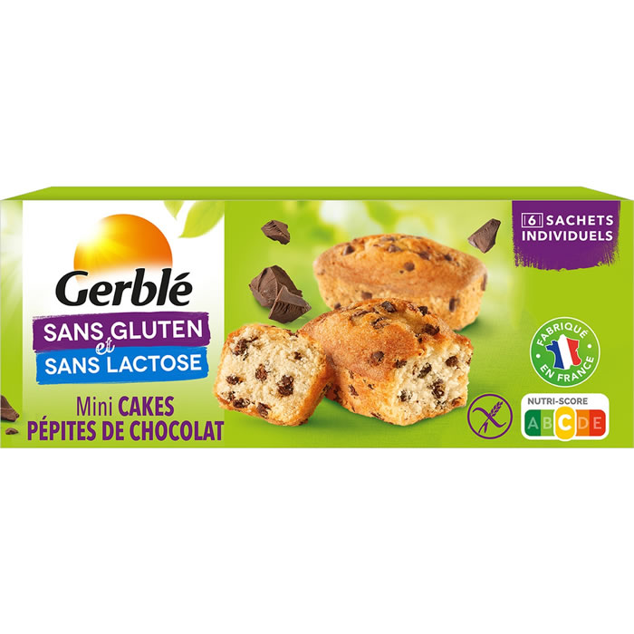 GERBLE – Mini cakes fourrés aux pépites de chocolat au lait 230g