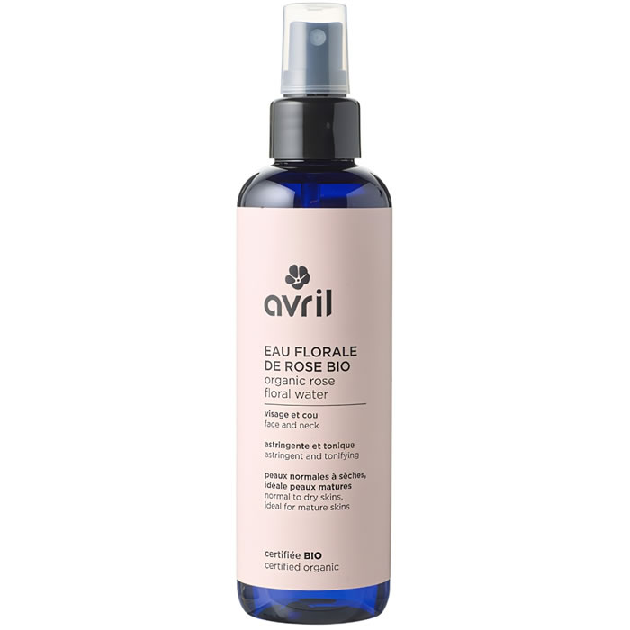 AVRIL – Eau florale tonique rose bio