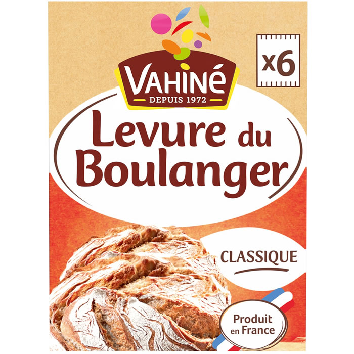 VAHINE – Levure boulangère – 6x8g