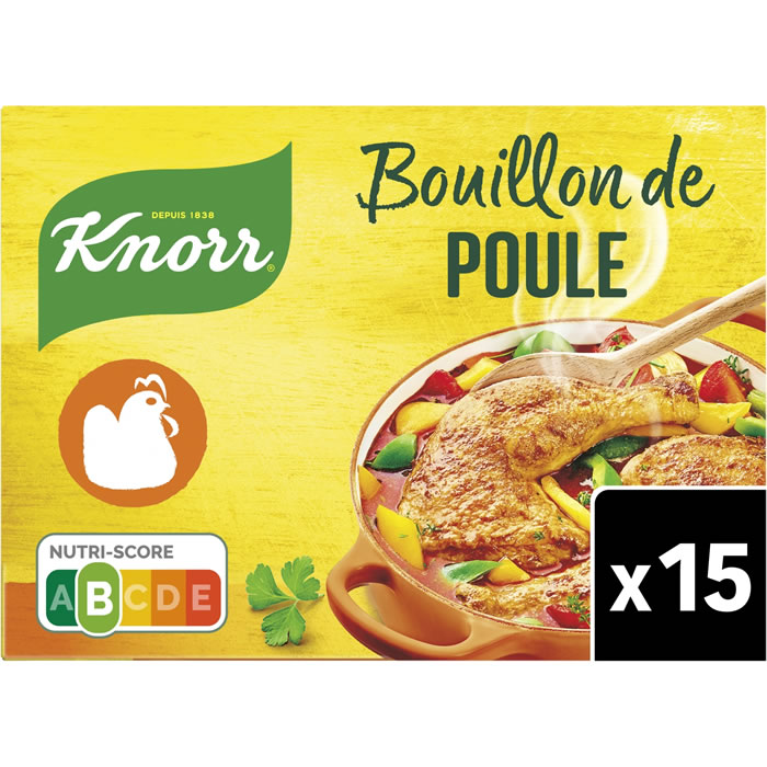 KNORR – Bouillon de poule en cube – 150g
