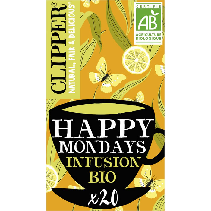 CLIPPER Infusion citron gingembre poivre noir bio (45g)
