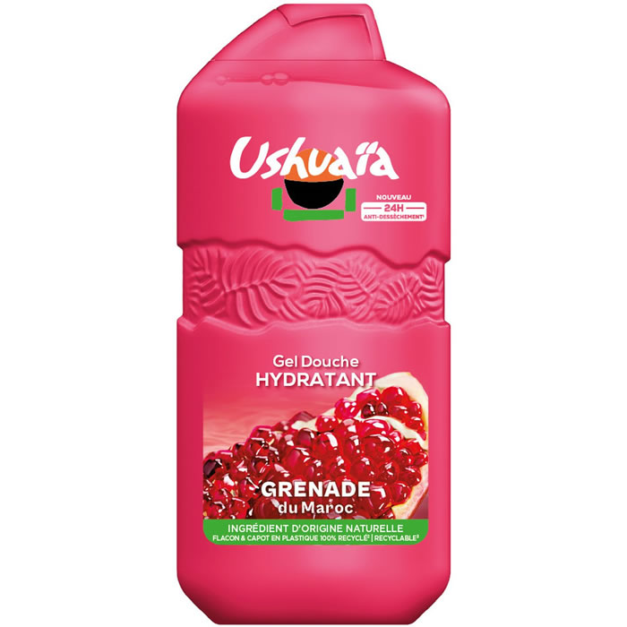 USHUAIA – Gel douche à la grenade du Maroc 280 ml