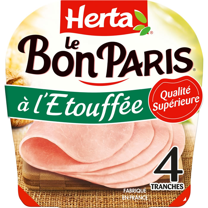 HERTA Le Bon Paris Jambon cuit à l’étouffée