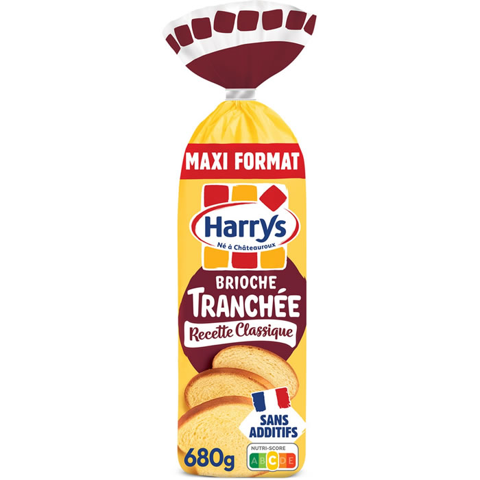 HARRYS – Brioche tranchée nature 680 g