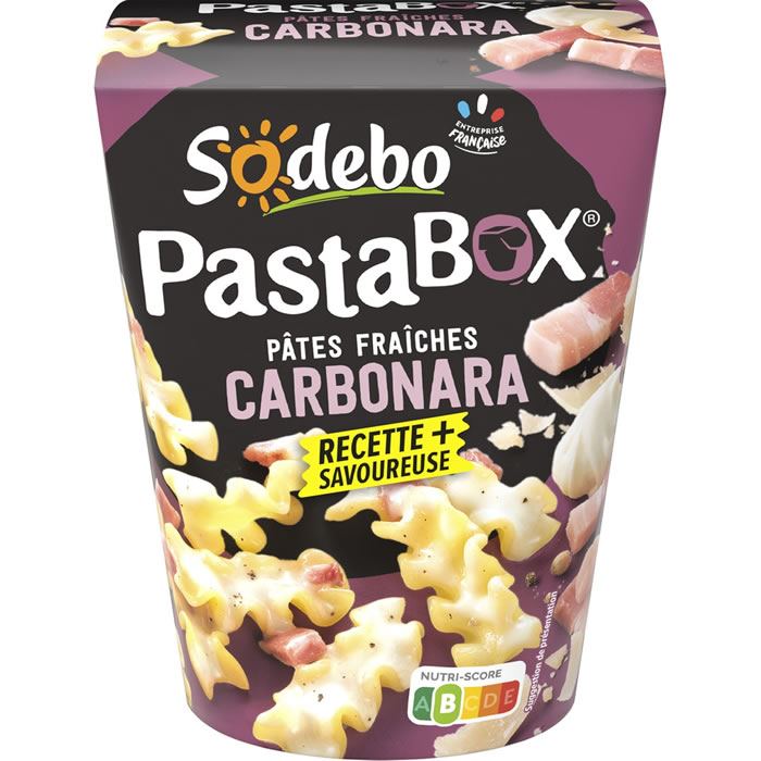 SODEBO – Fusilli à la carbonara 330g