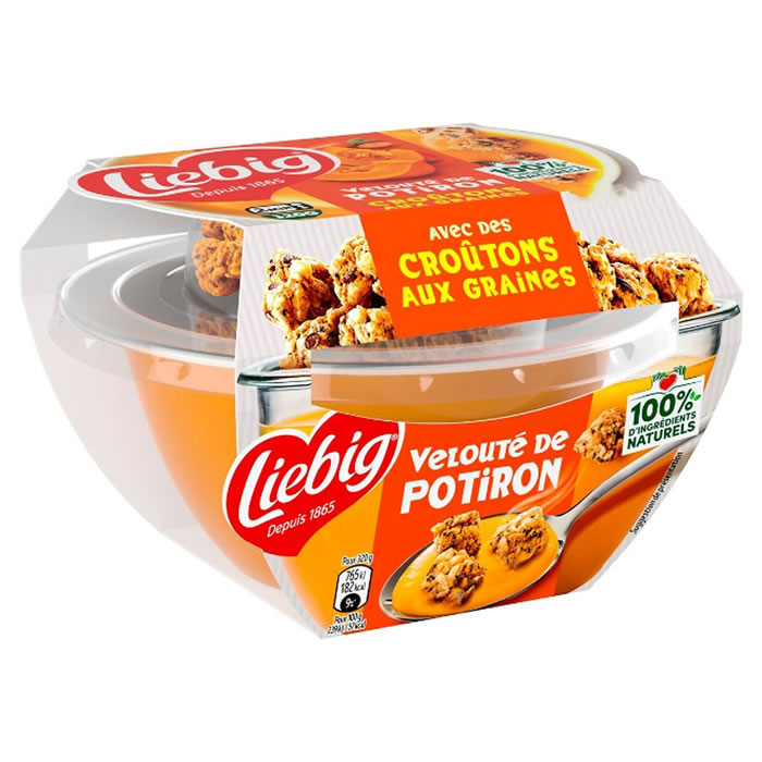 LIEBIG – Velouté de potiron avec croûtons aux graines 32 cl