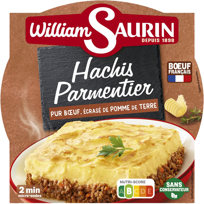 WILLIAM SAURIN – Hachis parmentier pur boeuf 300 g