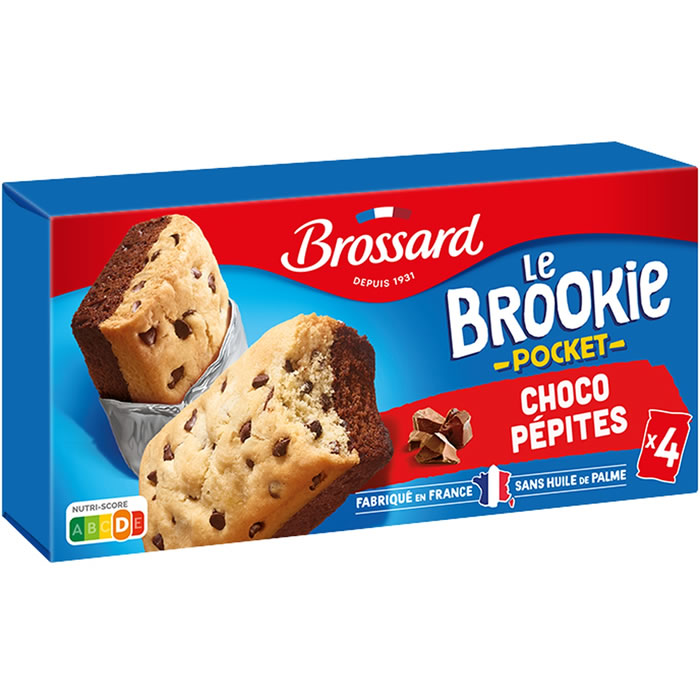 BROSSARD Pocket – Brookie aux pépites de chocolat au lait 184g