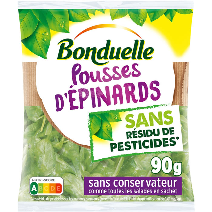 Bonduelle – Pousses d’épinard 90 g