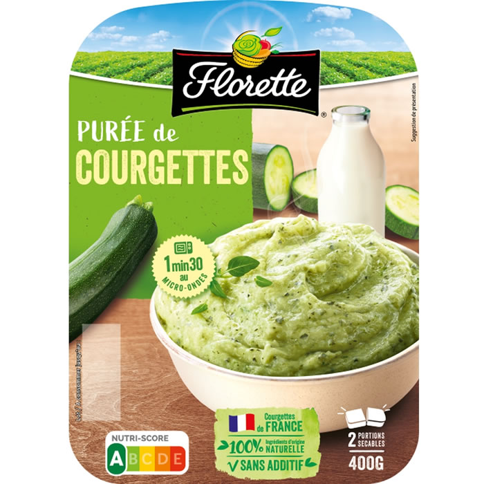 Florette – Purée de courgettes fraîches 2 x 200 g