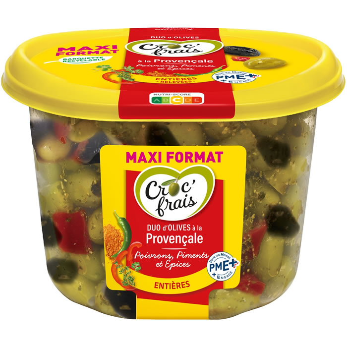 CROC’ FRAIS – Olives entières relevées à la provençale