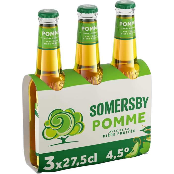SOMERSBY – Bière aromatisée à la pomme 3 x 27,5 cl