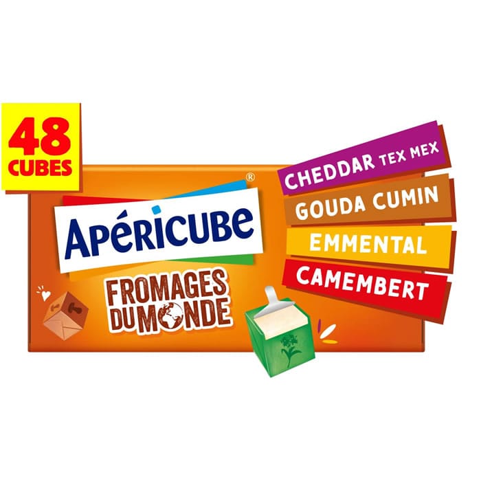 APERICUBE – Dès de fromage multi-variétés 250g