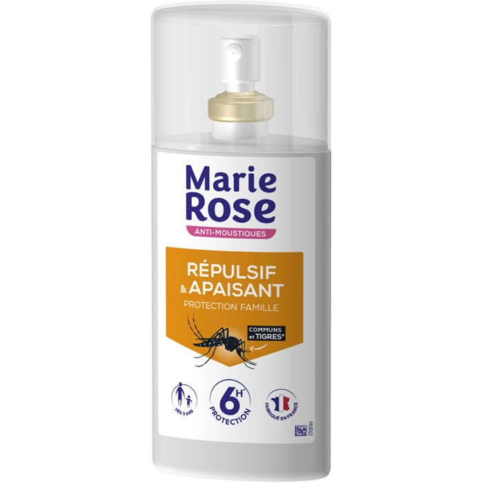MARIE ROSE Spray anti-moustiques apaisant et répulsif 100 ml