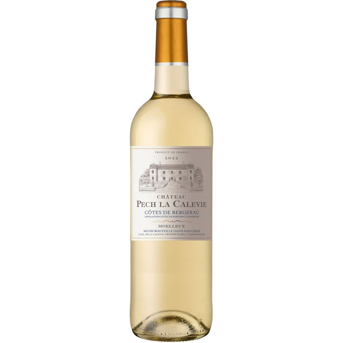 CHÂTEAU PECH LA CALEVIE – Côtes de Bergerac Vin blanc moelleux AOP 75 cl