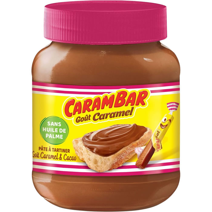 CARAMBAR – Pâte à tartiner cacao & caramel 350g 350 g