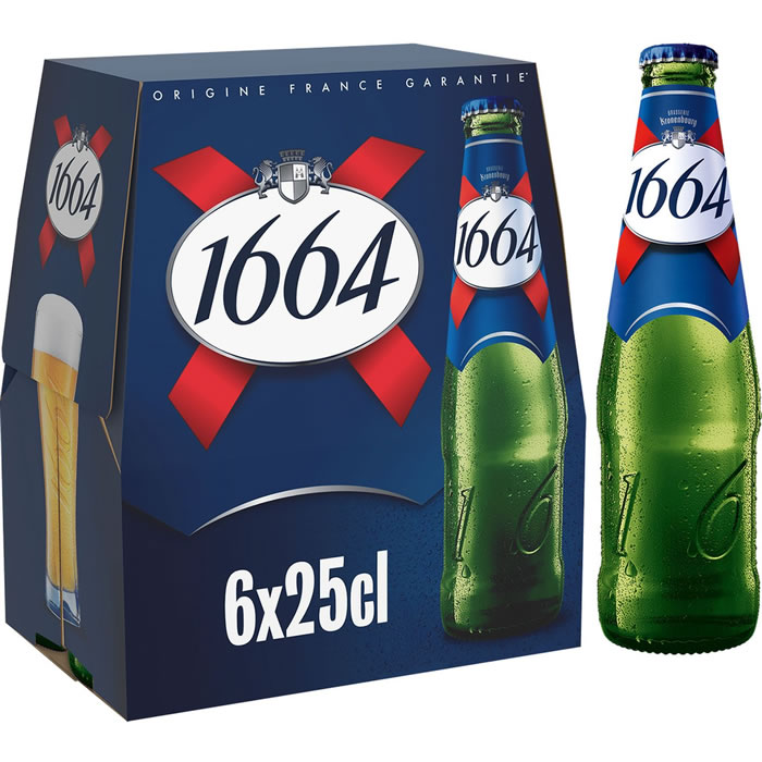 1664 – Bière blonde 6 x 25 cl