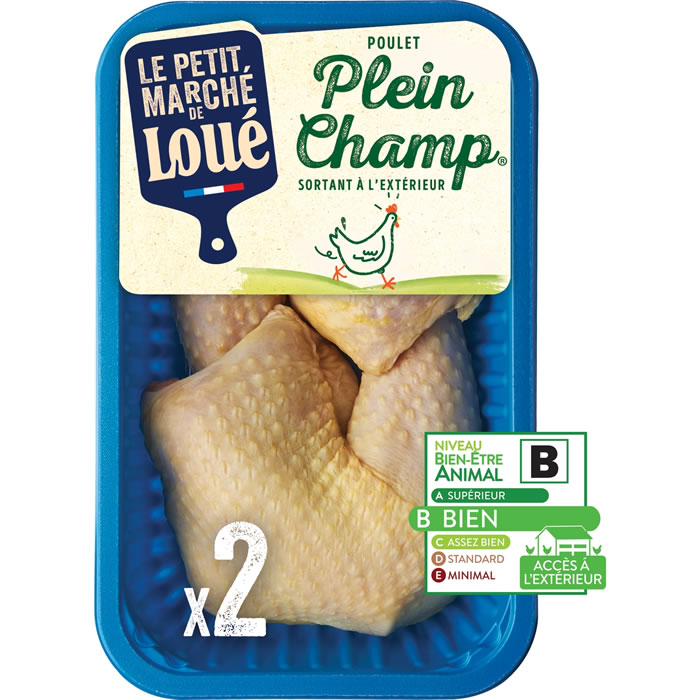 LE PETIT MARCHÉ DE LOUE – Cuisses de poulet Plein Champ (480 g)