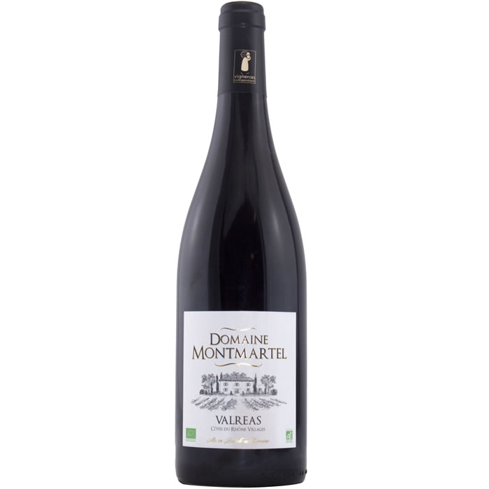 Vin rouge bio AOP CÔTES DU RHÔNE VILLAGES Domaine Montmartel 75 cl