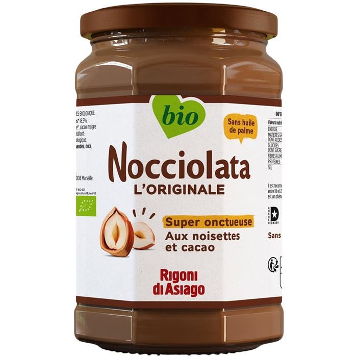 NOCCIOLATA L’Originale – Pâte à tartiner cacao & noisettes bio 650g 650 g