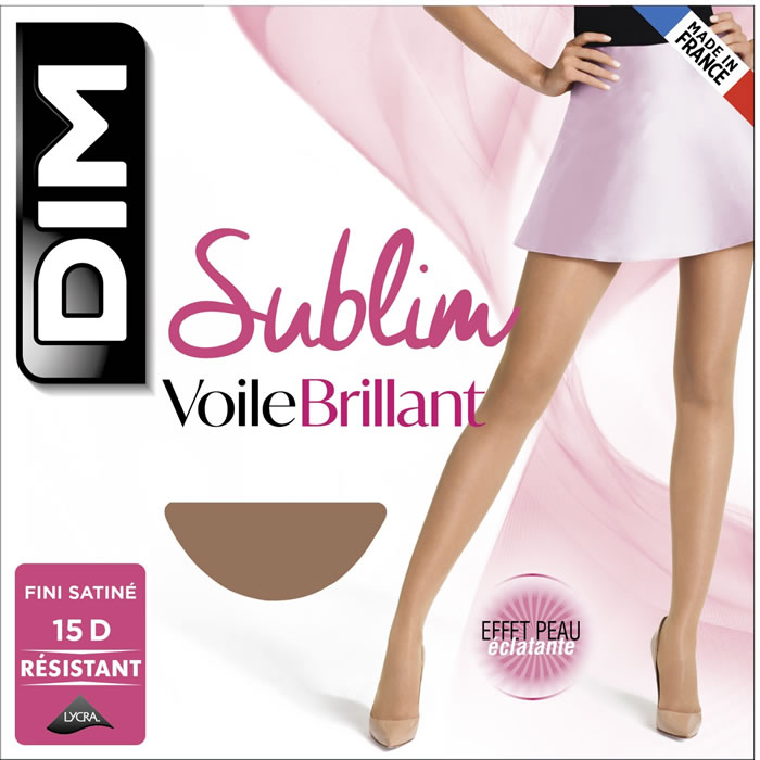 DIM Sublim Collant gazelle voile brillant taille 2 15D